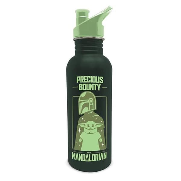 Gourde - BOUNTY - Mandalorian - Metall - Grön - 0,700 L
