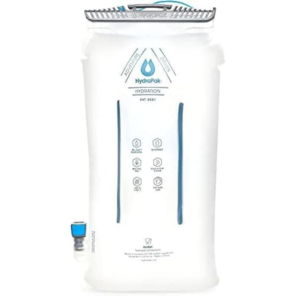 Vattenpåse - HYDRAPAK - Contour - Lätt och Diskret - Tunn Profil - Ny Högflödes Biterventil