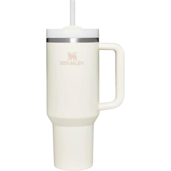 Isolerad kanna - STANLEY - Quencher H2.0 FlowState - 1.2L - Återvunnet rostfritt stål - Cream Tonal