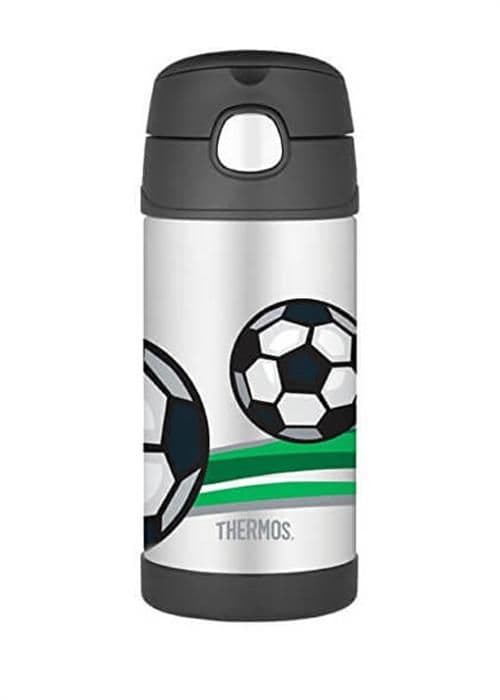 FUNtainer termos för barn med sugrör - fotboll 355 ml