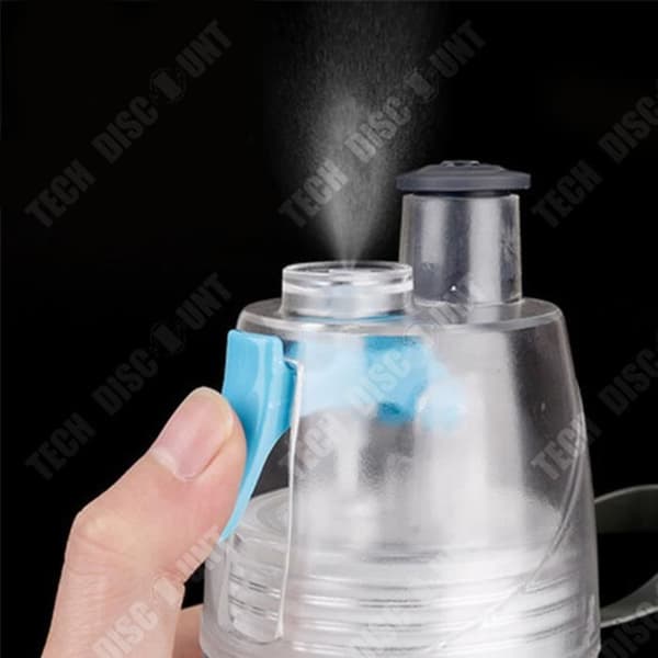 TD® 500 ml återanvändbar sportisolerad vattenflaska i plast Dubbelvägg varm-/kallvattenflaska långvarig spray är