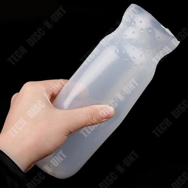 TD® 500 ml återanvändbar sportisolerad vattenflaska i plast Dubbelvägg varm-/kallvattenflaska långvarig spray är