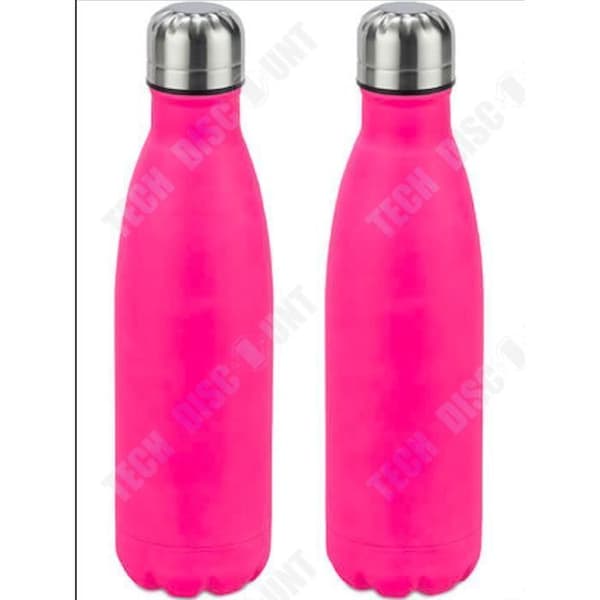 TD® dubbelvägg isolerad flaska Kapacitet 260 ml Matt Rosa/Kompakt Form /Ergonomisk/Ekonomisk/Stor kapacitet/Isolering