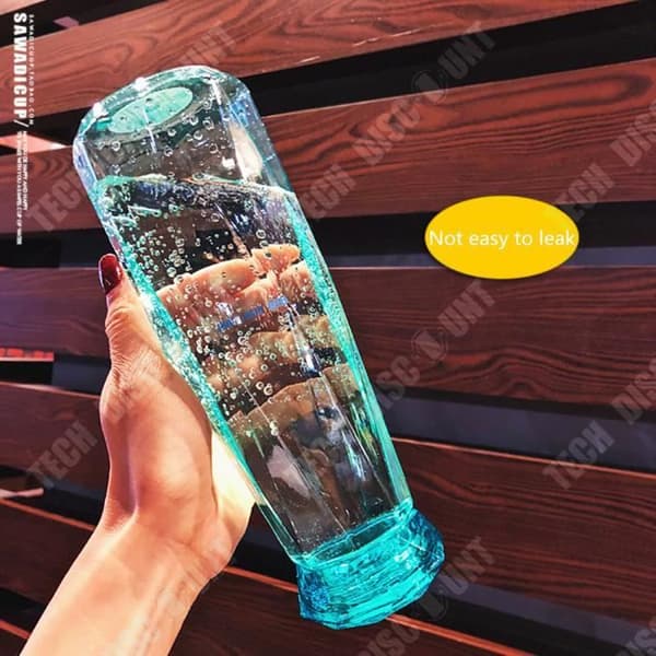 TD® Plastglasflaska 620ml återanvändbar vattenflaska barn sport bärbar resa juice camping ekologisk kanister stort kontor