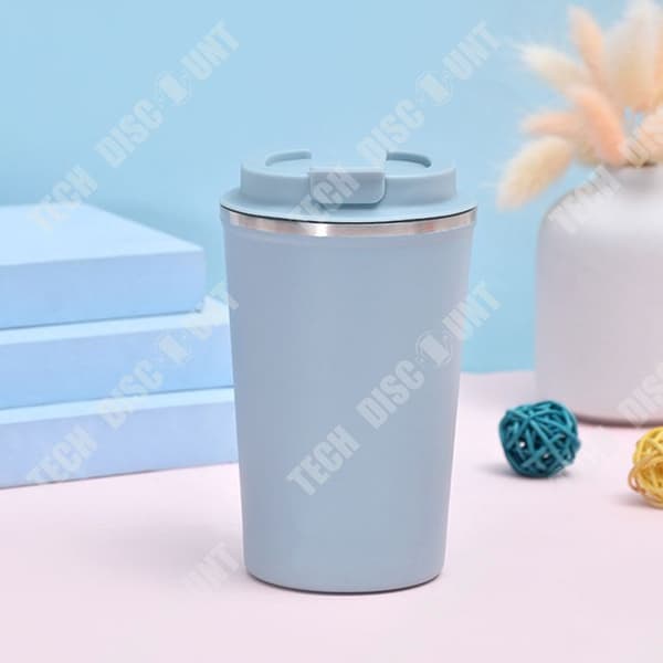TD® kaffemugg 380ML 304 rostfritt stål isolerad kopp Bärbar kaffekopp med vakuumkeramisk beläggning
