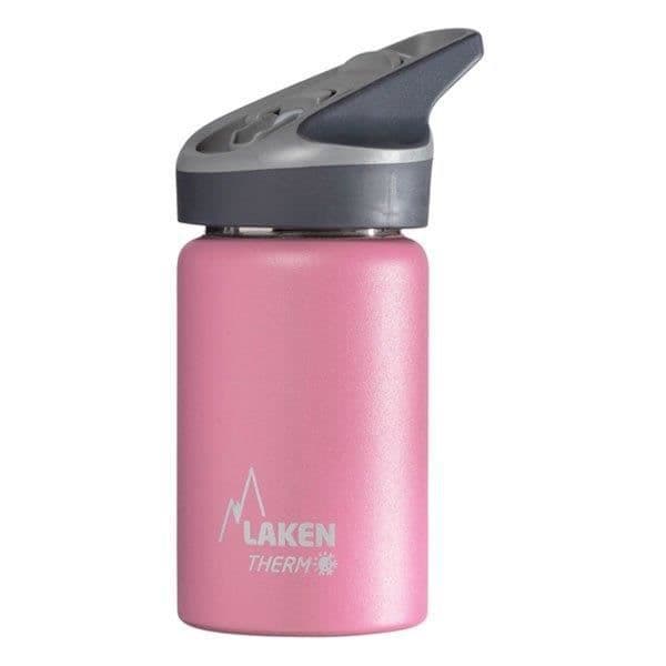 Återanvändbar flaska - LAKEN - Jannu - Rostfritt stål 18/8 - 350 ml - Rosa