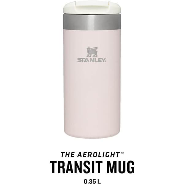 Isolermugg - STANLEY - Aerolight Transit - 0.35L - Rosakvarts - 6h Varm, 8h Kall