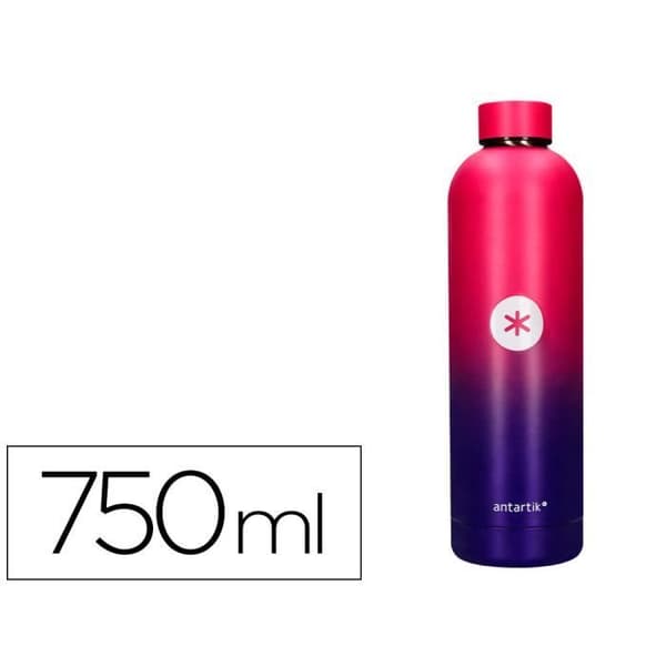 Isolerad flaska Antarktis i rostfritt stål utan BPA 750ml rosa/lila