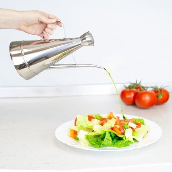 Oljekanna i rostfritt stål, elegant modell 500 ml. AFT 05051705