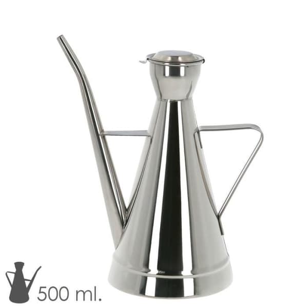Oljekanna i rostfritt stål, elegant modell 500 ml. AFT 05051705