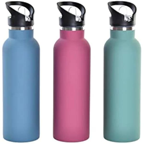 Isolerad flaska - DKD HOME DECOR - Standard - Rostfritt stål - 7,2 x 7,2 x 27 cm - Unisex