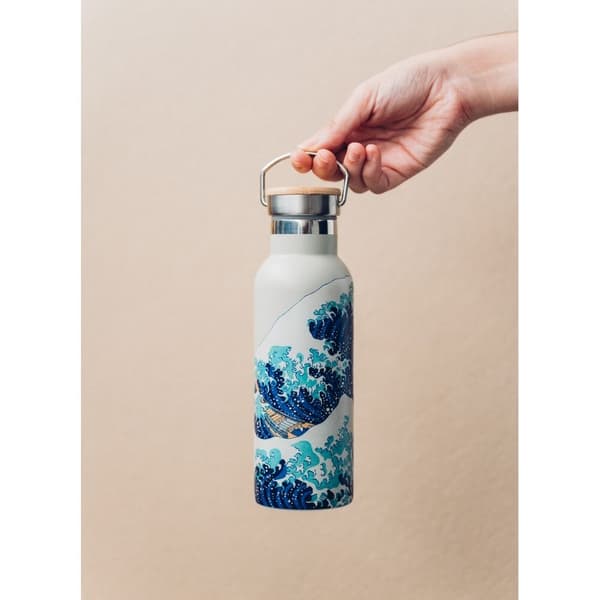 The Great Wave of Kanagawa Hokusai Stainless steel bottle 500ml