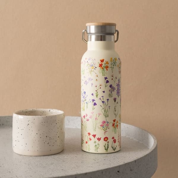 Wild Flowers Stainless steel bottle 500ml