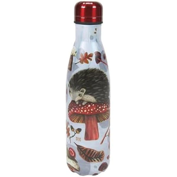 Vattenflaska - ENESCO - Hank Igelkott - BPA-fri rostfritt stål - 500 ml - Håller 12-24h
