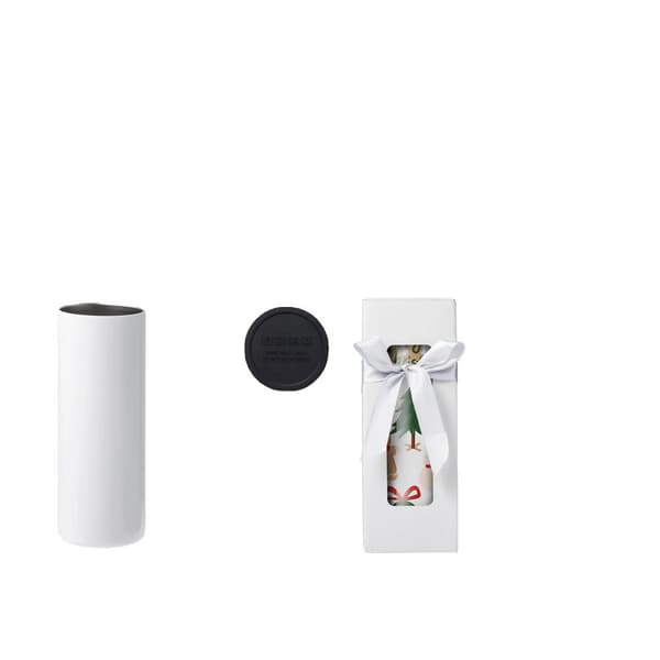 Straight Sublimation Tumblere, Fødevaregodkendt Rustfrit Stål, Nem Tilpasning,12PCs 20oz, 501-600ml