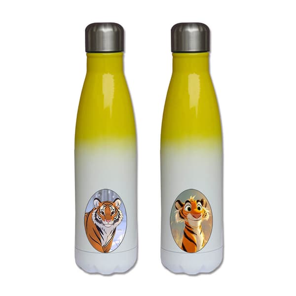 Søt Tegneserie Tiger Vannflaske, Termosflaske