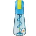 Miniatyrbild 6 av 6: Gourde Raton Laveur Bleu Fluo 500ml - Inbyggd Sugrör som gör Bubblor - Enkel Manuell Öppning - Vattentät Flask