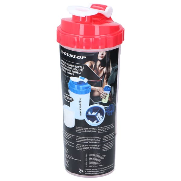 Dunlop-Sportsshakerflaskamedbekvämstängning550ml