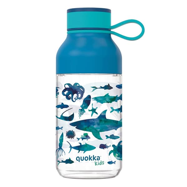 Quokka Ice Kids with strap - Ecozen Water Bottle 430 ml with strap (Sea Animals)