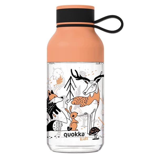 Quokka Ice Kids with strap - Ecozen Water Bottle 430 ml with strap (In The Woods)