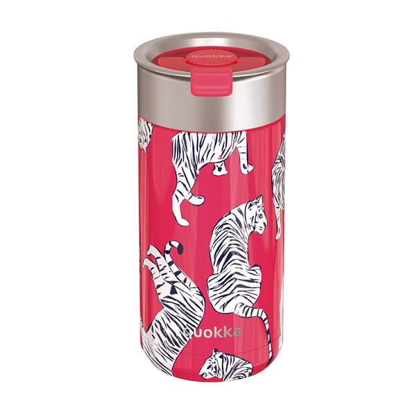 QuokkaBoostCoffeeTumbler-Rostfrivärmemuggmedbrygga400ml(tigrar)