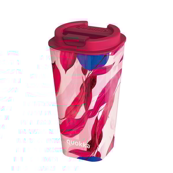 QuokkaVasoCafeDoblePared-Plastkrusmeddobbeltvægge450ml(Satsuma)