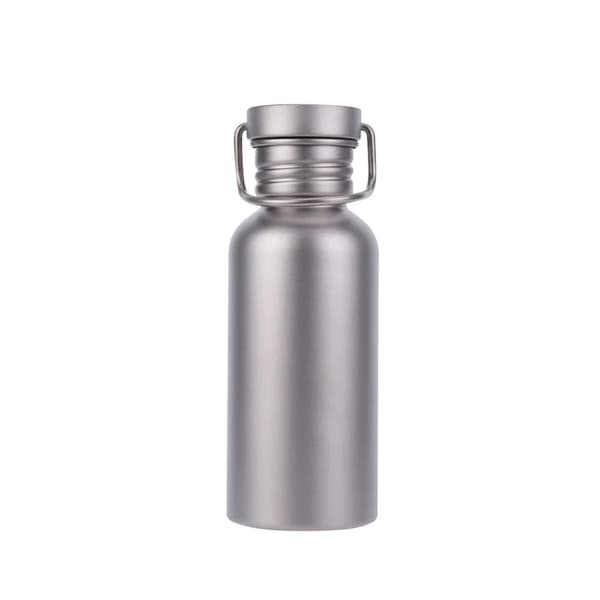 Titanium Vattenflaska, Läckagesäker, Lättviktsdesign,500ml-a