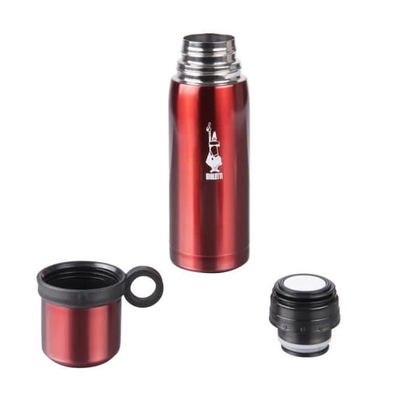 Isolerad flaska - Bialetti - 2go - 46 cl - Inox - Röd