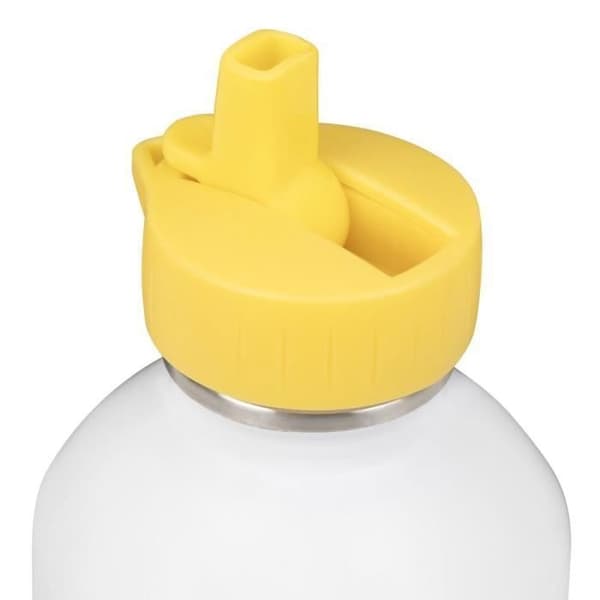 Barnflaska Rostfritt stål - Lätt att rengöra - Återanvändbar flaska - Kapacitet 300ml - 17 cm x 6,5 cm - Regnbåge