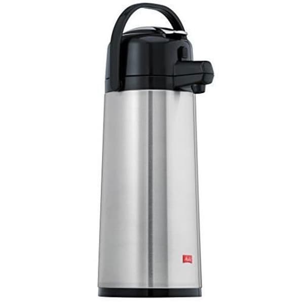 Isolerad flaska - MELITTA - 2,2 liter - Rostfritt stål - Silver - 18 koppar