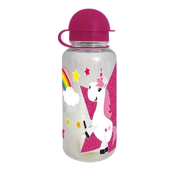 oändlig från GEDA LABELS Unicorn Kids vattenflaska Tritan Ca. 350 ML, plast, flerfärgad, 6,2 x 6,2 x 17 cm - 15896