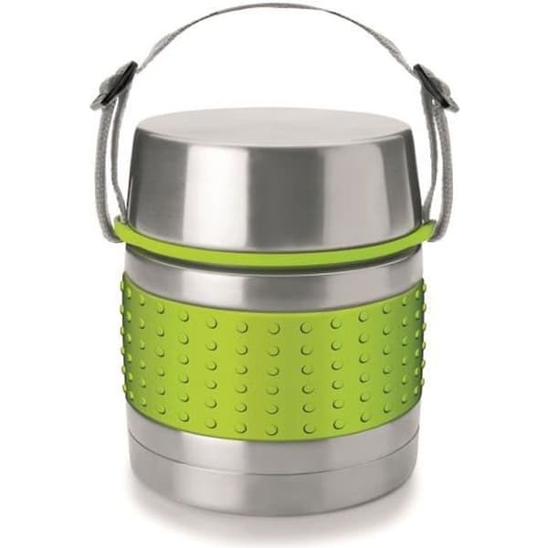 Termos för fast föda - Ibili - 741410 - Rostfritt stål - 1000 ml - Grön - 13 x 13 x 17 cm