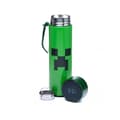 Miniatyrbild 2 av 3: Isolerad vattenflaska i rostfritt stål med digital termometer för varma eller kalla drycker Minecraft Puckator Creeper - grön/svart - 450 m