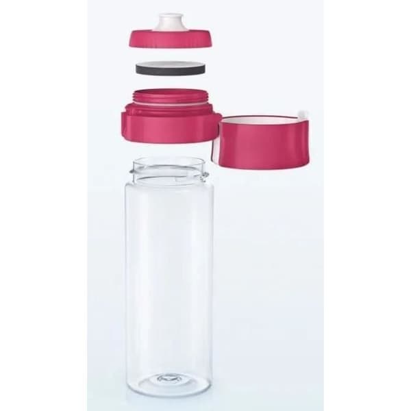 BRITA rosa transparent filterflaska - 1 MicroDisc-filter ingår