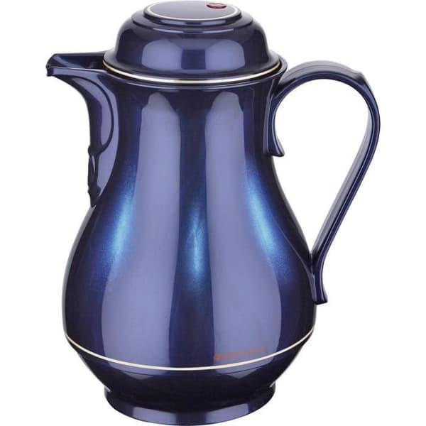 Isolerkanna - ROTPUNKT - Christa 330 - 1000 ml - Mörkblå - Plast och Glas