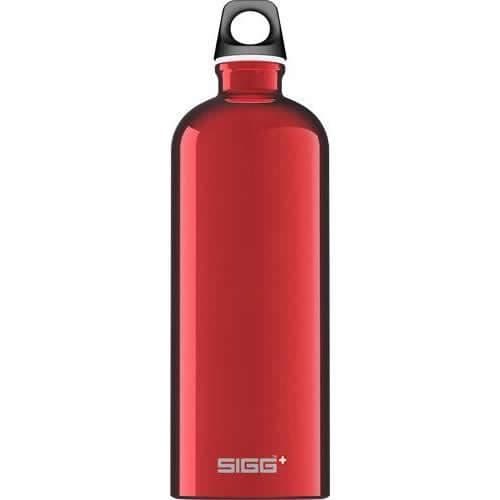 Gourde - SIGG - TRAVELLER RED - 1L - Aluminium - Blandet - Alpinisme
