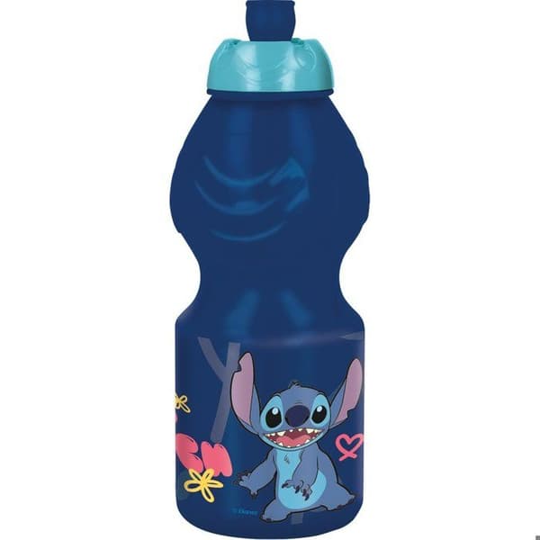 Sportflaska - STOR - Stitch Palms - 400 ml - Plast - Barn
