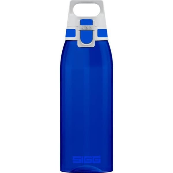 SIGG Total Color Blue 1L vattenflaska ultralätt och resistent i tritan