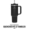 Miniatyrbild 3 av 4: Isolerad Mugg - STANLEY - Quencher H2.0 FlowState - 1.2L - Återvunnet Rostfritt Stål - Svart Tonal