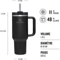 Miniatyrbild 2 av 4: Isolerad Mugg - STANLEY - Quencher H2.0 FlowState - 1.2L - Återvunnet Rostfritt Stål - Svart Tonal