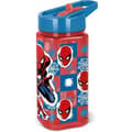 Miniatyrbild 1 av 4: Gourde - bidon - flaska med isolering Stor - 74714 - BOUTEILLE SQUARE EASY HOLD 530 ML - SPIDERMAN ARACHNID GRID