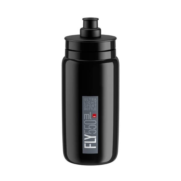 Bidon Cykel - ELITE - Fly Svart - 550 ml - Unisex - Plastik