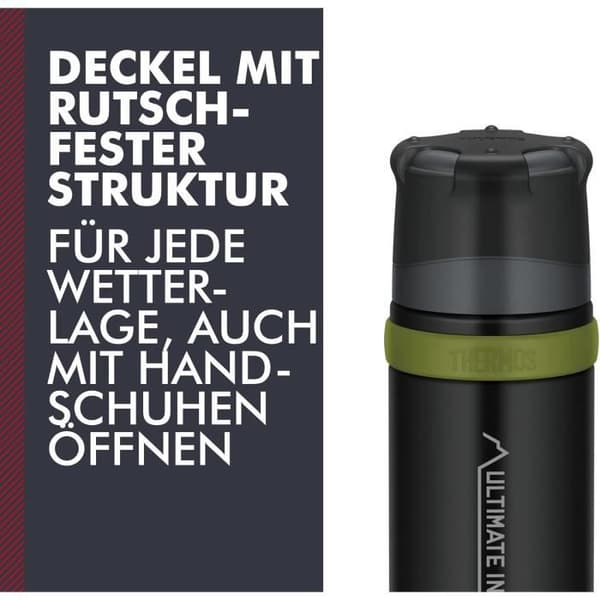 Isolerad Flaska - Thermos - Bergdryck - Rostfritt Stål - 0,9 l - 24h Varm/Kall