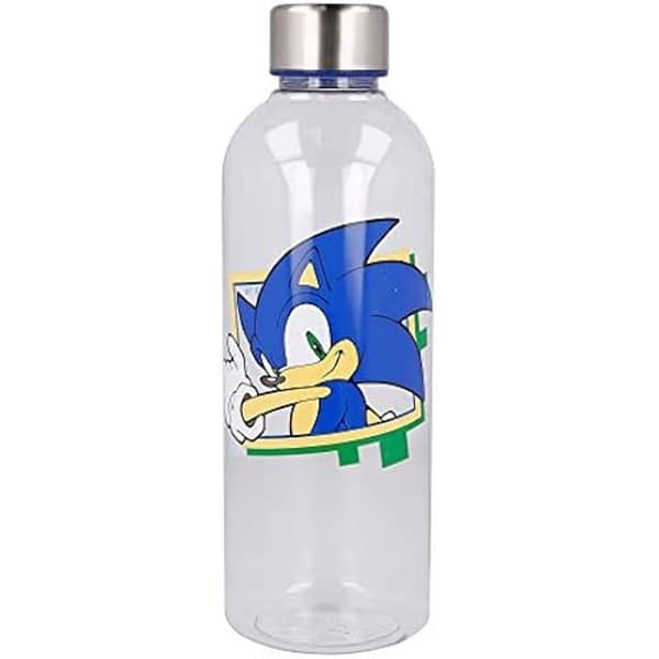Glasflaska - STOR - Sonic - 850 ml - Borosilikatglas - Kork av bambu