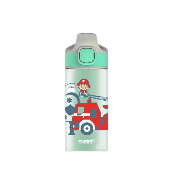 Vattenflaska för barn - SIGG - Miracle Fireman - 0,4L - Aluminium - BPA-fri