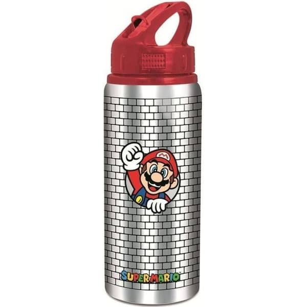 STOR Super Mario Bros Flaska - Aluminium - Återanvändbar - För sport