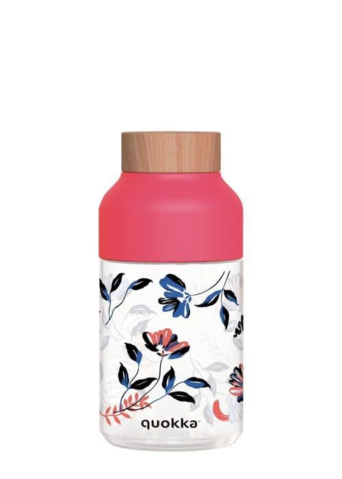 Gourde - bidon - flaska med isolering Quokka - 06996 - ICE BLOOMS - FLASKA TILLVERKAD I ECOZEN 570 ML