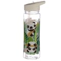 Miniatyrbild 1 av 6: Vattenflaska - Puckator - Panda - 550ml - Vit/Grön - Unisex