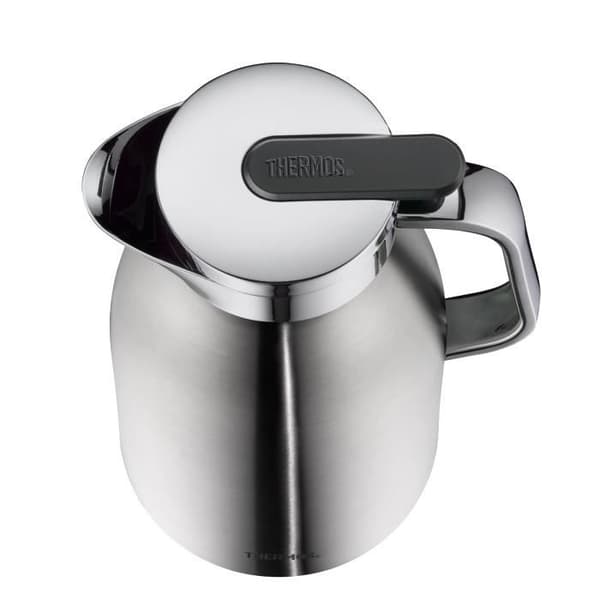 Isolerad karaff - Century - 1L - Rostfritt stål - Inre glas - Silver