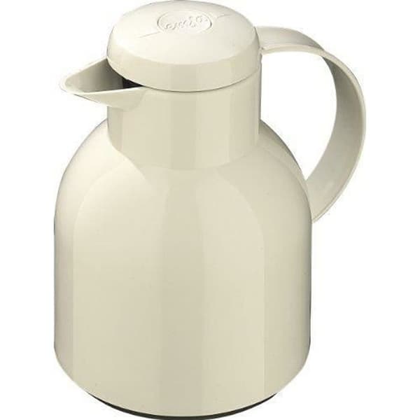 Isolerad Kanna - Emsa - Samba - 1,0 L - Vit - Praktisk tryckknapp